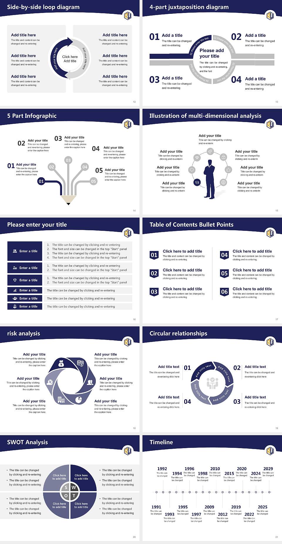 Randall University Academic Presentation/Research Findings Report PPT Template4:3 ratio PPT effect preview image3