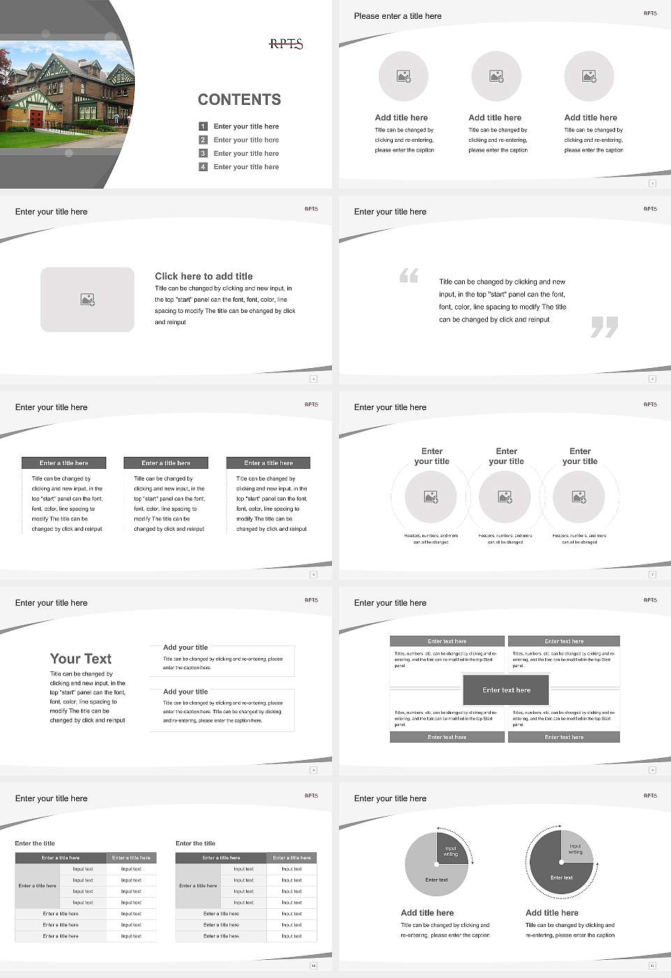 Reformed Presbyterian Theological Seminary Course/Courseware Creation PPT Template16:9 ratio PPT effect preview image2