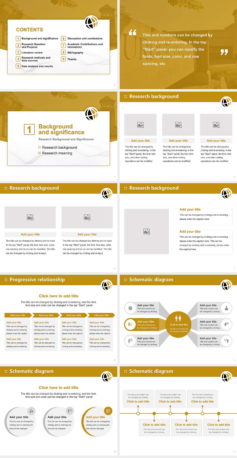 Purdue University Global Graduation Thesis Defense PPT Template4:3 ratio PPT effect preview image2