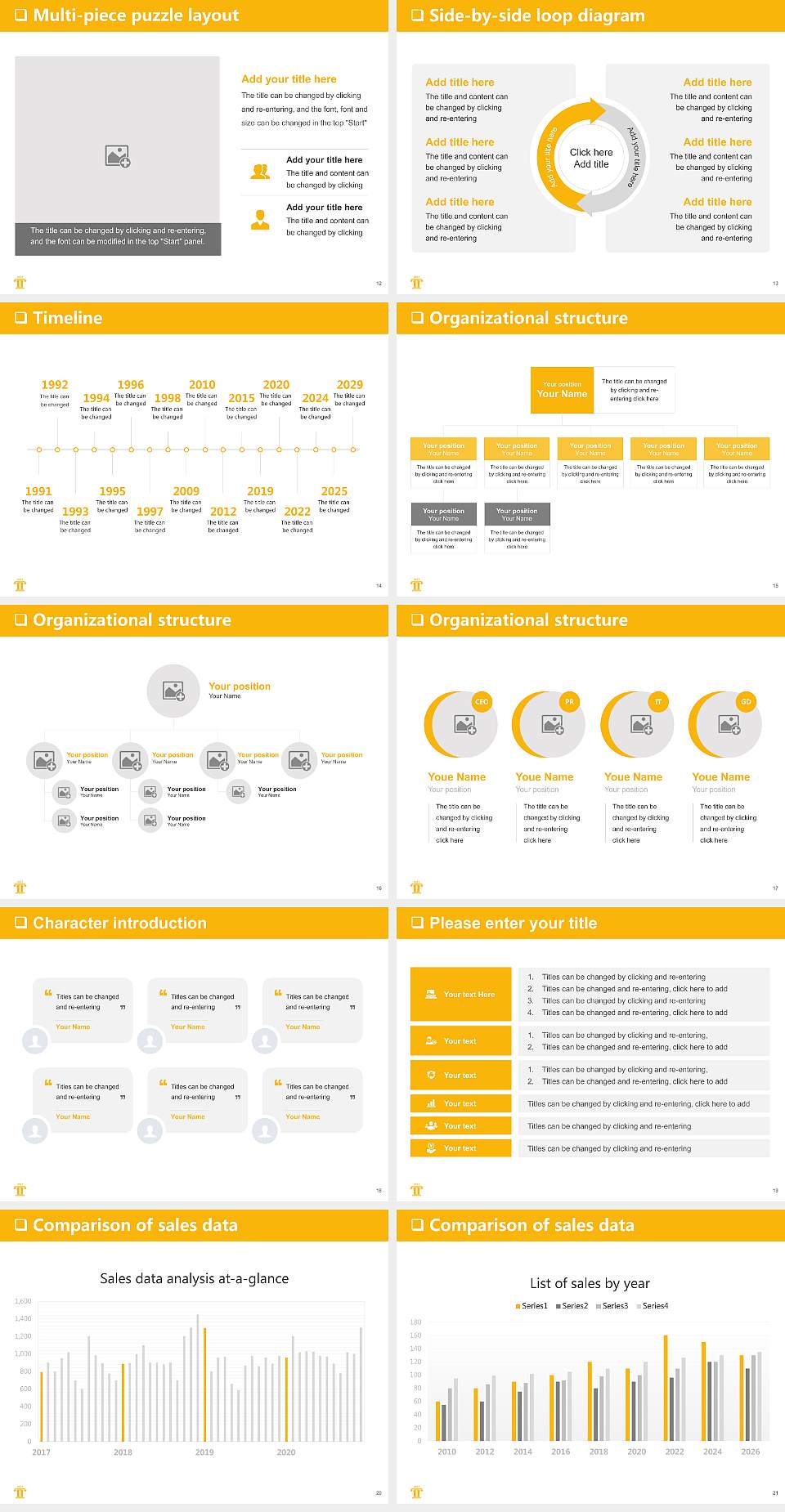 Reinhardt University General Purpose PPT Template4:3 ratio PPT effect preview image3