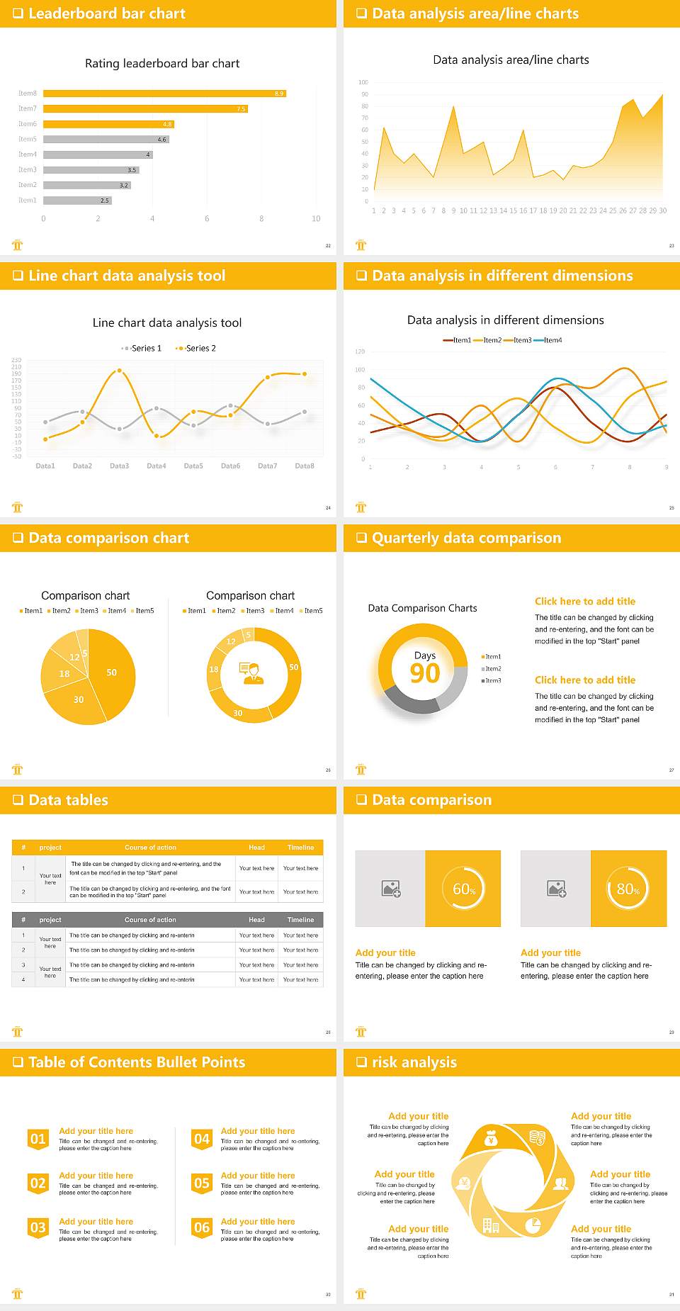 Reinhardt University General Purpose PPT Template4:3 ratio PPT effect preview image4