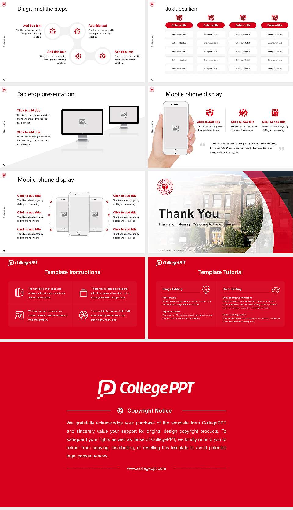Rensselaer Polytechnic Institute Competition/Entrepreneurship Contest PPT Template16:9 ratio PPT effect preview image9