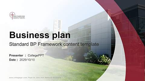 Pope St John Xxiii National Seminary Competition/Entrepreneurship Contest PPT Template