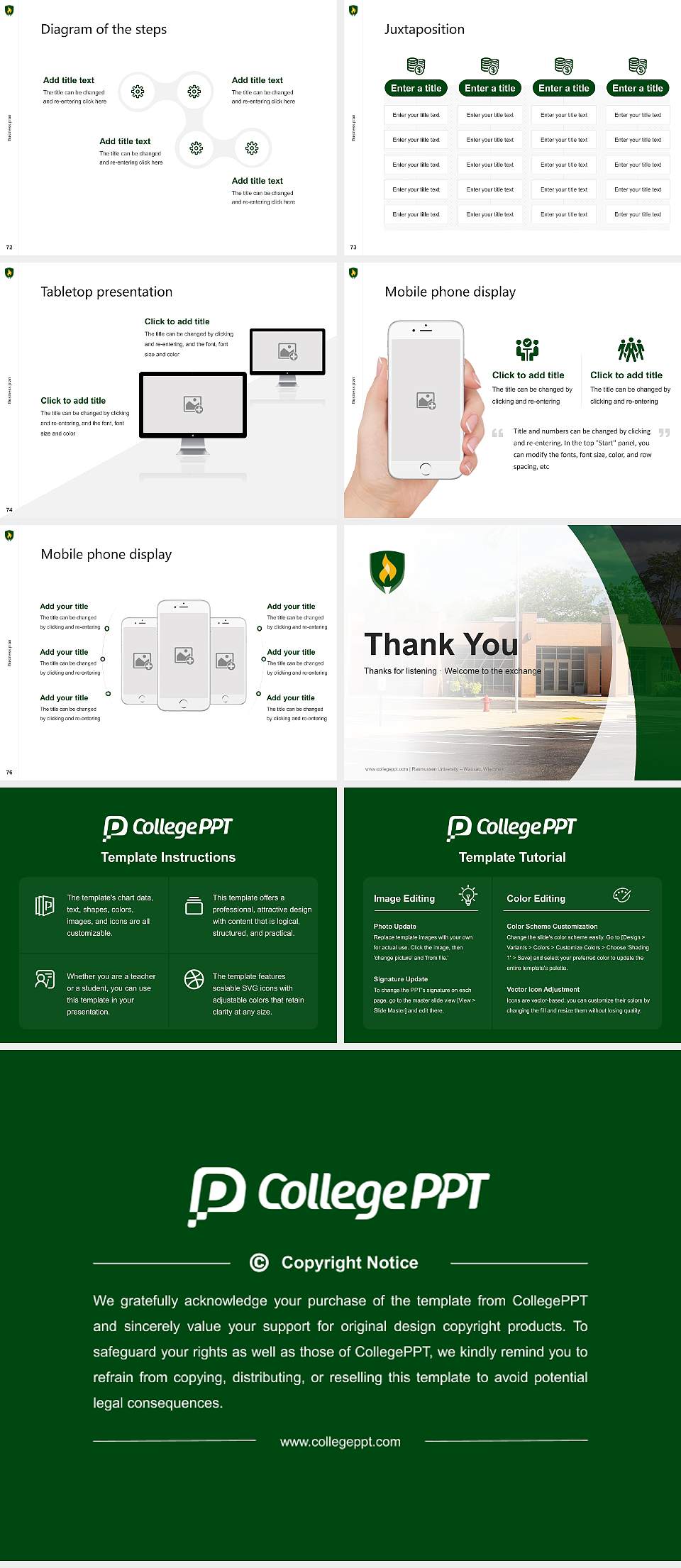 Rasmussen University – Wausau, Wisconsin Competition/Entrepreneurship Contest PPT Template4:3 ratio PPT effect preview image9