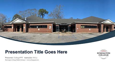 Remington College Mobile Campus Course/Courseware Creation PPT Template
