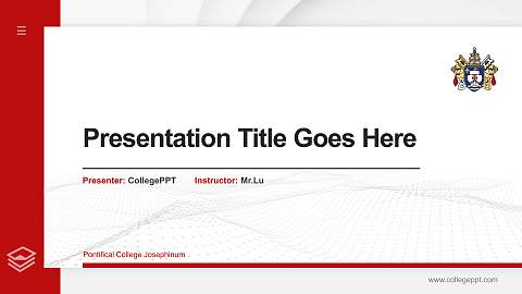 Pontifical College Josephinum Thesis Proposal/Graduation Defense PPT Template