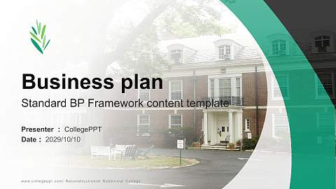 Reconstructionist Rabbinical College Competition/Entrepreneurship Contest PPT Template