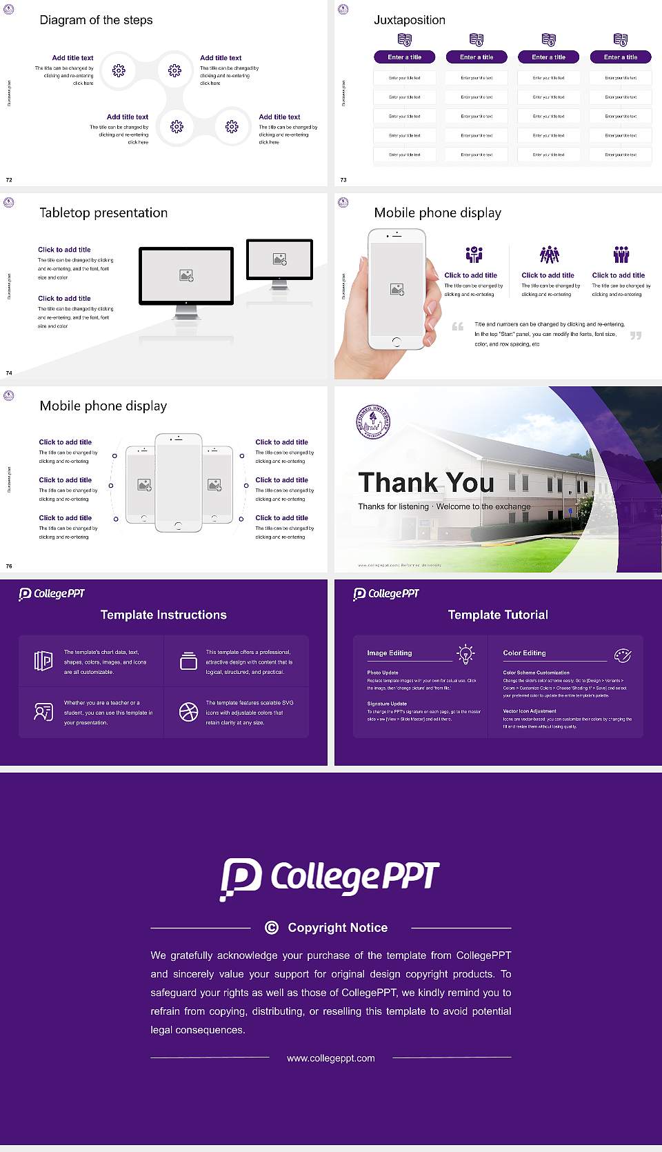 Reformed University Competition/Entrepreneurship Contest PPT Template16:9 ratio PPT effect preview image9