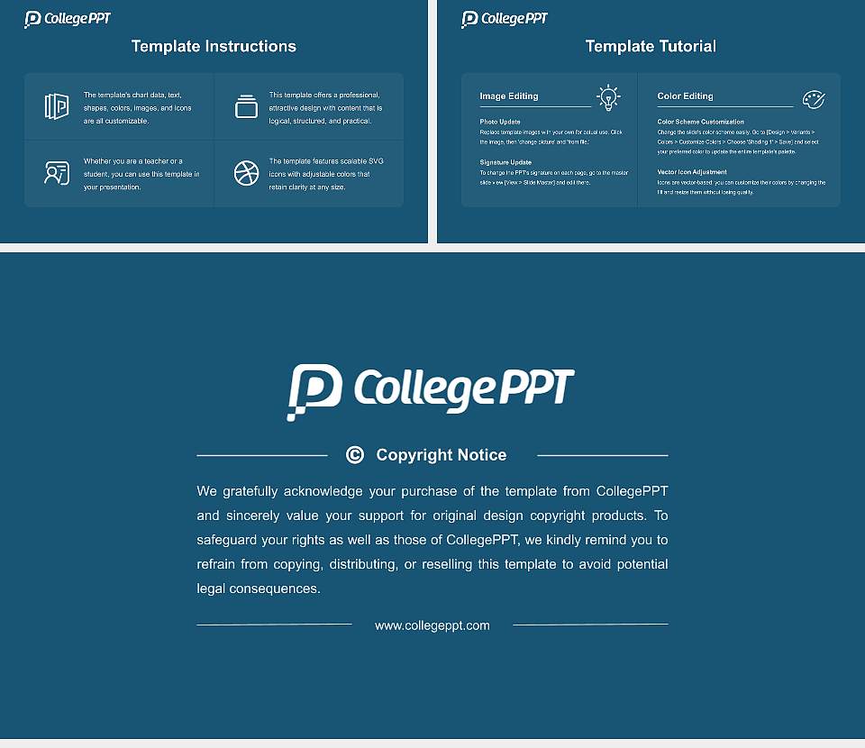 Provo College-Idaho Falls Campus Academic Presentation/Research Findings Report PPT Template16:9 ratio PPT effect preview image5