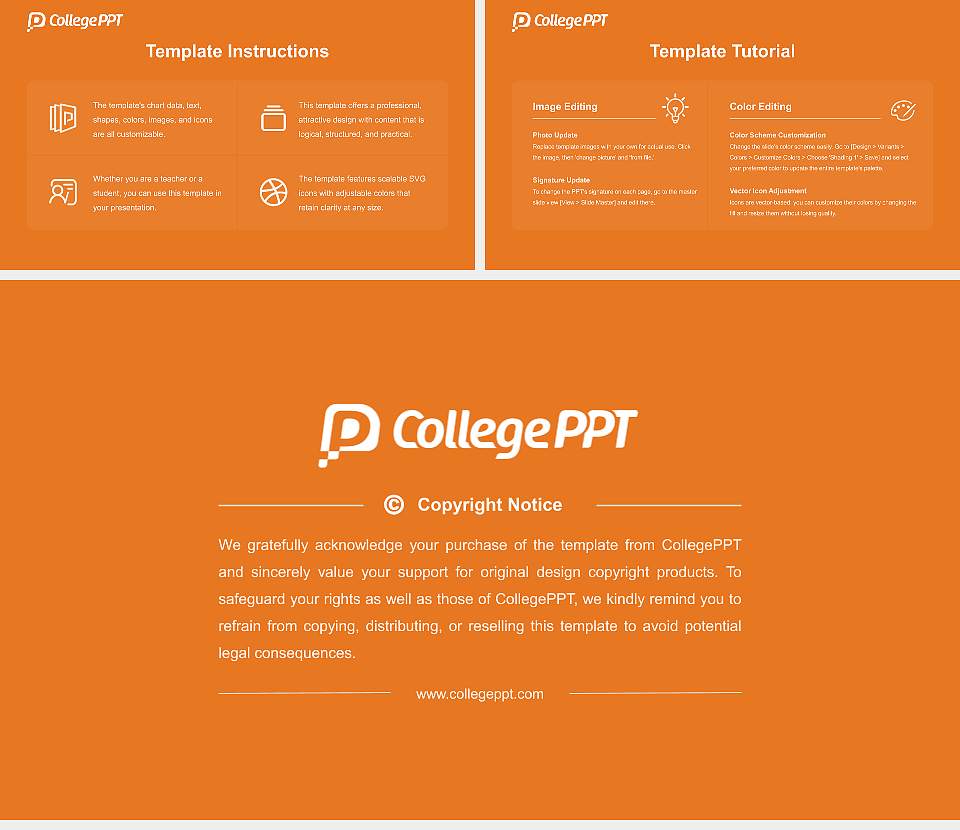 Princeton University Course/Courseware Creation PPT Template16:9 ratio PPT effect preview image5