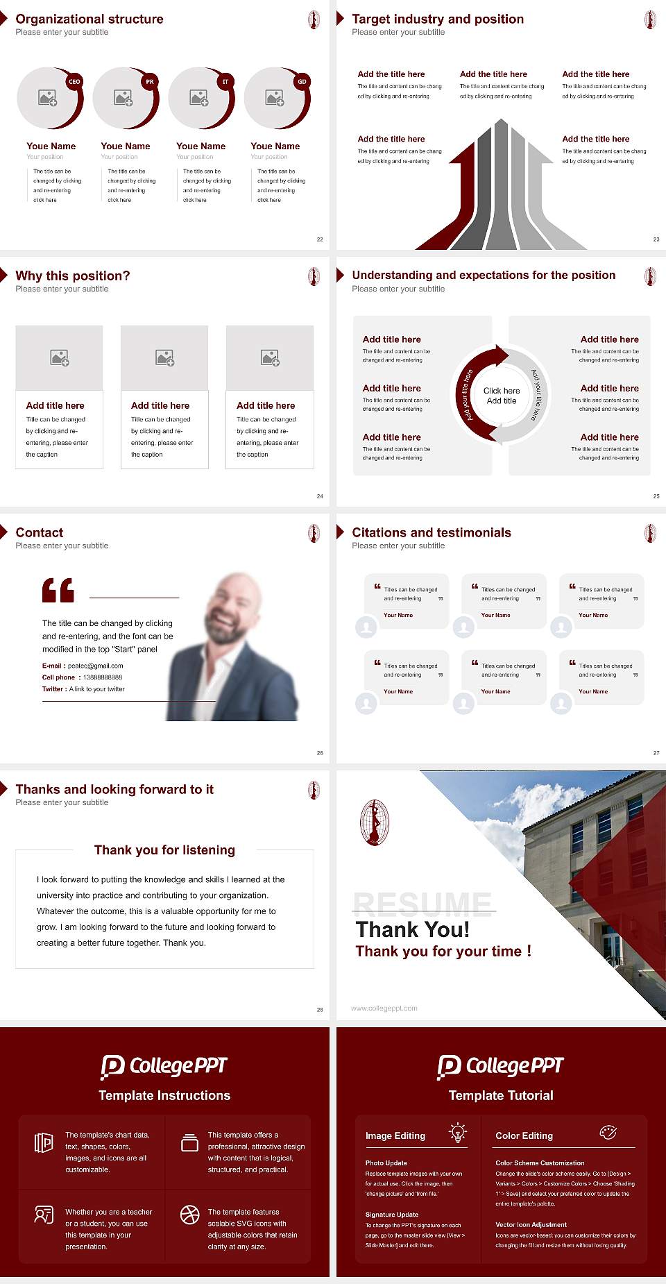 John Paul II Pontifical Theological Institute for Marriage and Family Sciences Resume PPT Template4:3 ratio PPT effect preview image4