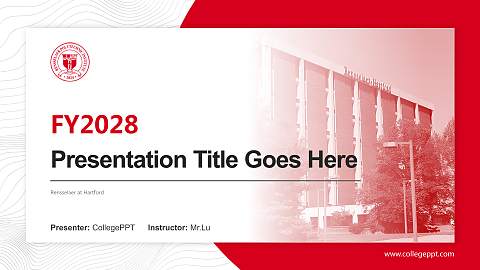 Rensselaer at Hartford Academic Presentation/Research Findings Report PPT Template