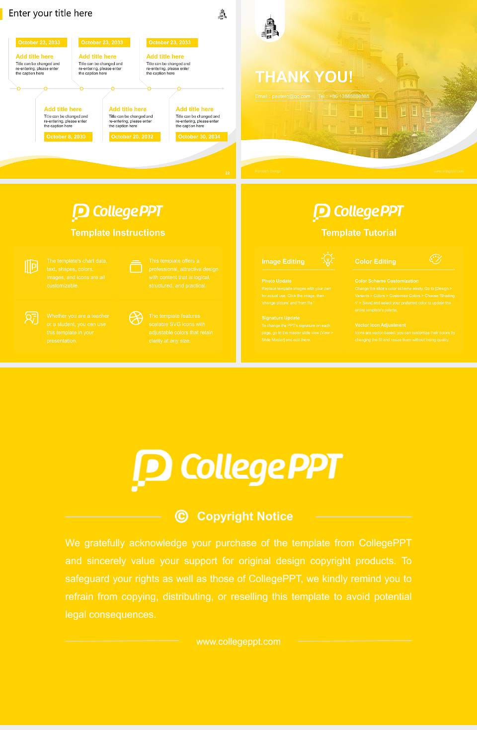 Randolph College Lecture Sharing and Networking Event PPT Template4:3 ratio PPT effect preview image4