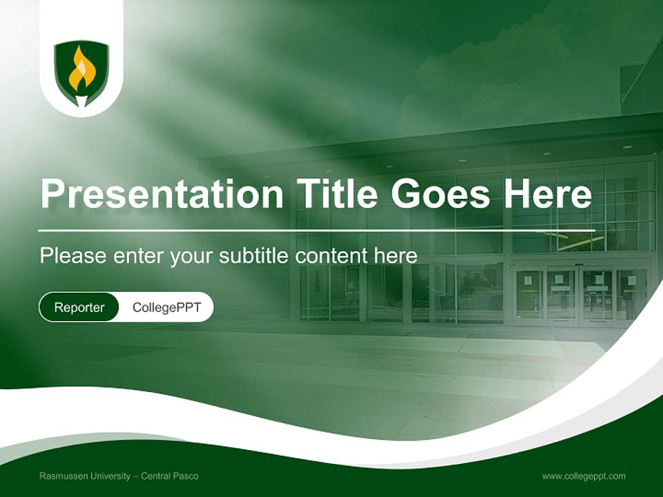 Rasmussen University – Central Pasco Lecture Sharing and Networking Event PPT Template4:3 ratio PPT effect preview image4