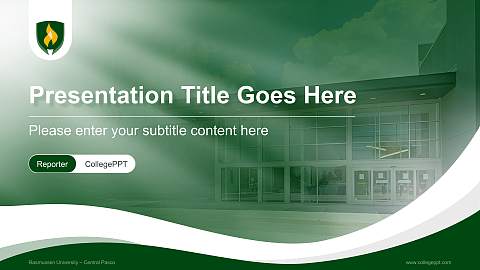 Rasmussen University – Central Pasco Lecture Sharing and Networking Event PPT Template