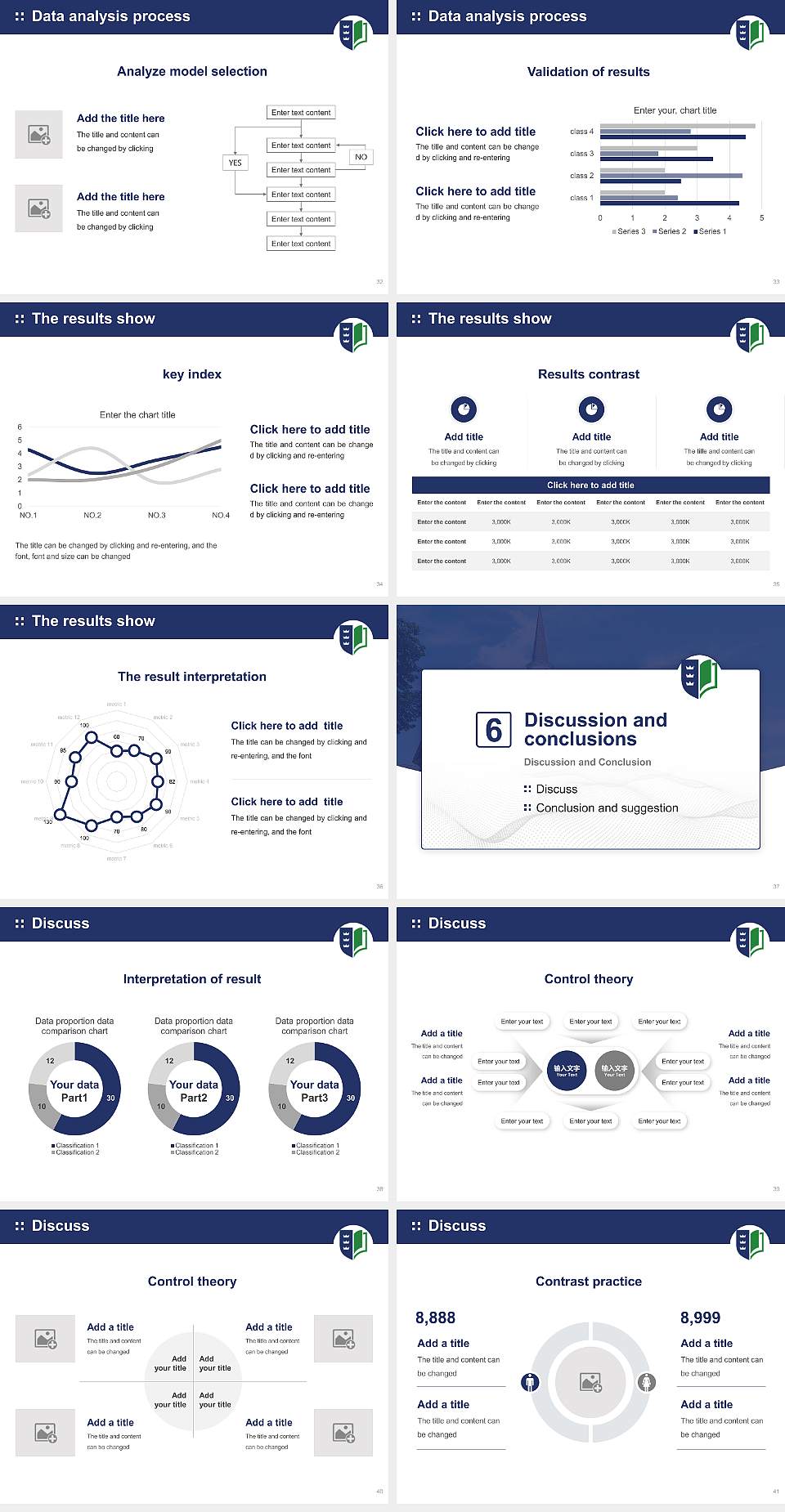 Regent University Graduation Thesis Defense PPT Template4:3 ratio PPT effect preview image5