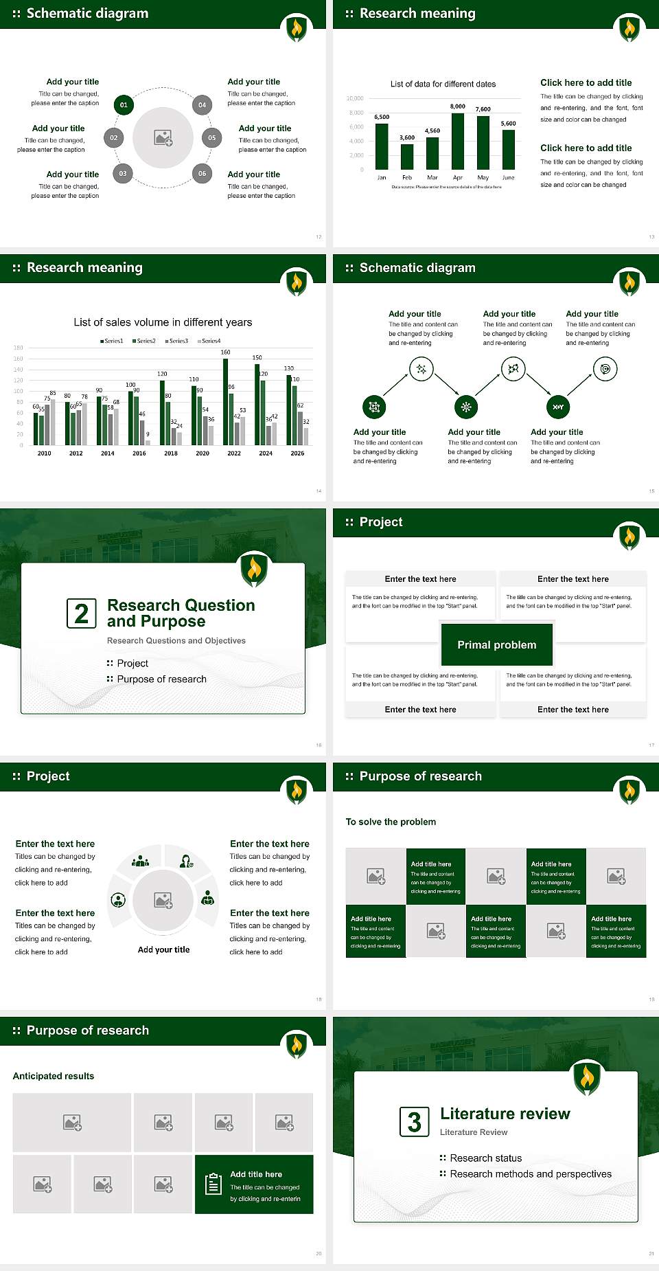 Rasmussen University – Fort Myers Graduation Thesis Defense PPT Template4:3 ratio PPT effect preview image3