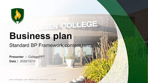 Rasmussen University – Fargo Competition/Entrepreneurship Contest PPT Template