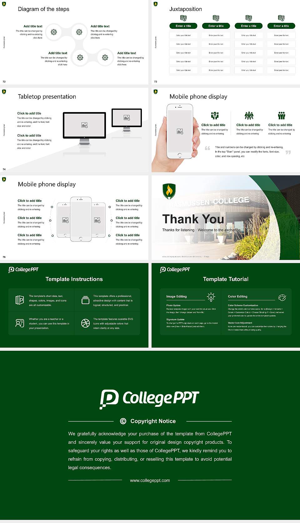 Rasmussen University – Fargo Competition/Entrepreneurship Contest PPT Template16:9 ratio PPT effect preview image9