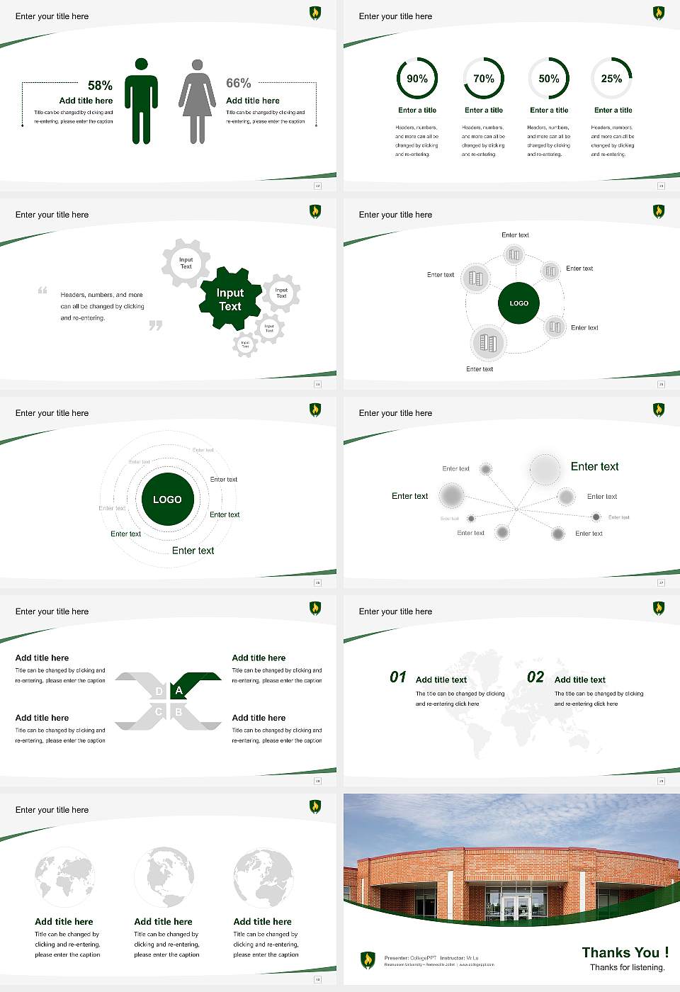 Rasmussen University – Romeoville Joliet Course/Courseware Creation PPT Template16:9 ratio PPT effect preview image4