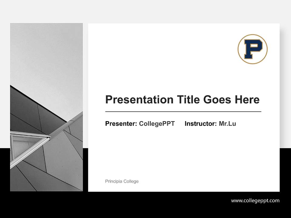 Principia College General Purpose PPT Template4:3 ratio PPT effect preview image6