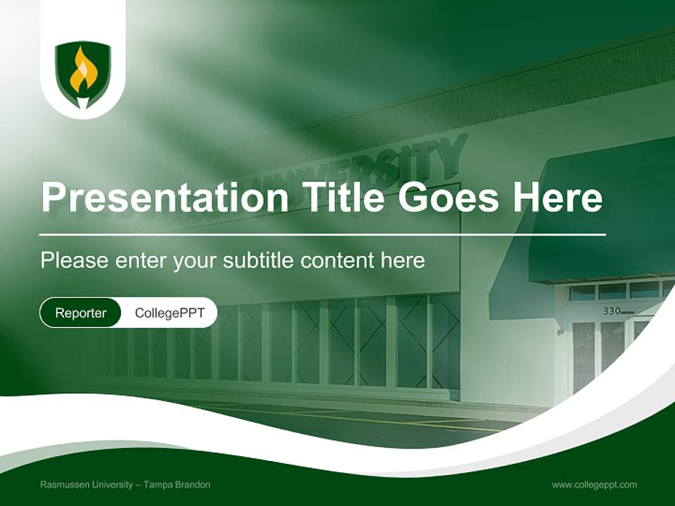 Rasmussen University – Tampa Brandon Lecture Sharing and Networking Event PPT Template4:3 ratio PPT effect preview image4