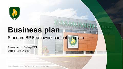 Rasmussen University – Mankato Competition/Entrepreneurship Contest PPT Template