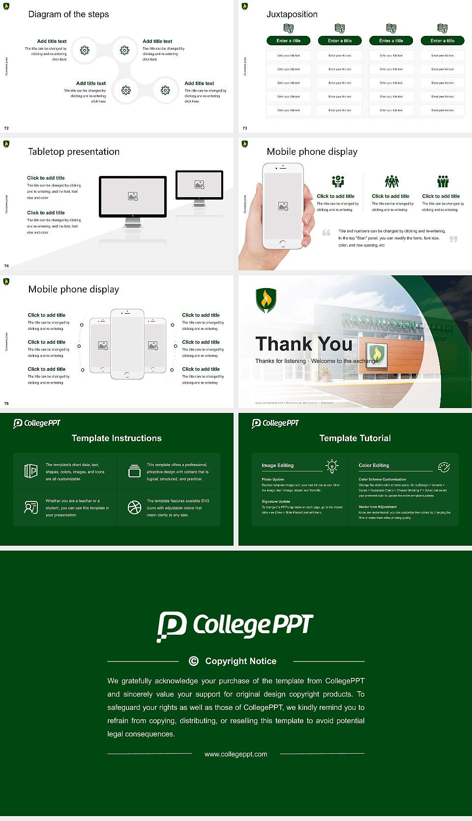 Rasmussen University – Mankato Competition/Entrepreneurship Contest PPT Template16:9 ratio PPT effect preview image9