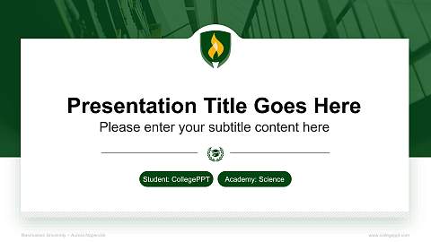 Rasmussen University – Aurora Naperville National Scholarship Defense PPT Template