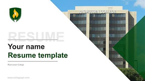 Rasmussen College Resume PPT Template