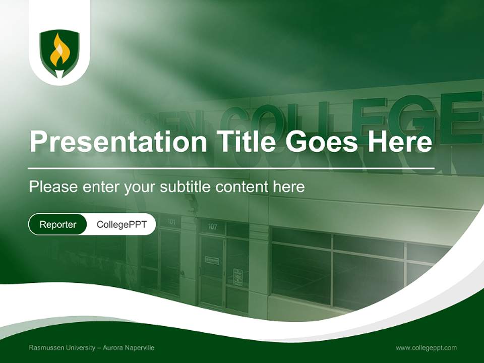 Rasmussen University – Aurora Naperville Lecture Sharing and Networking Event PPT Template4:3 ratio PPT effect preview image4