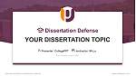Post University Scriptieverdediging PPT-sjabloon