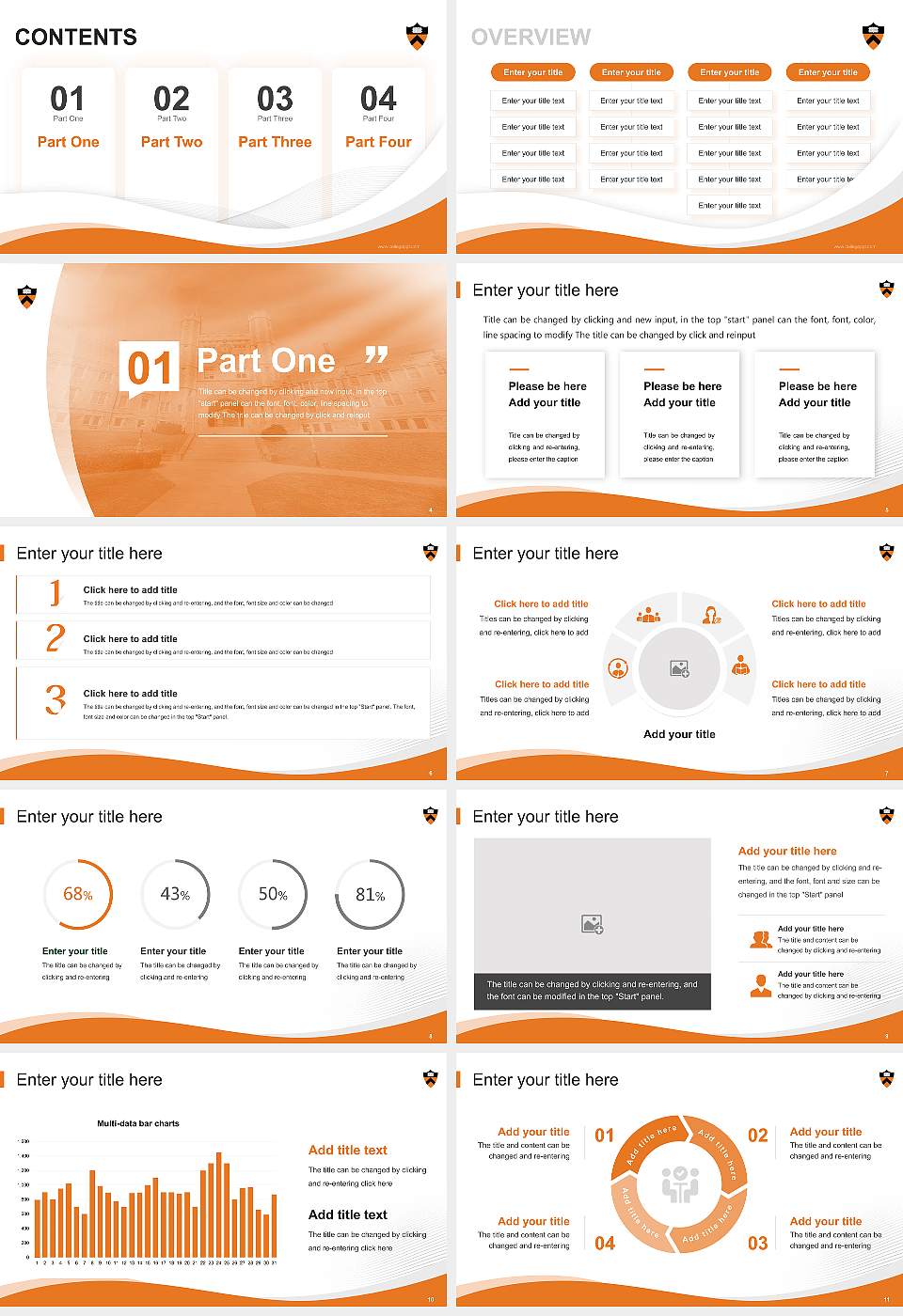 Princeton University Lecture Sharing and Networking Event PPT Template16:9 ratio PPT effect preview image2