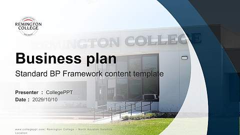 Remington College – North Houston Satellite Location Competition/Entrepreneurship Contest PPT Template