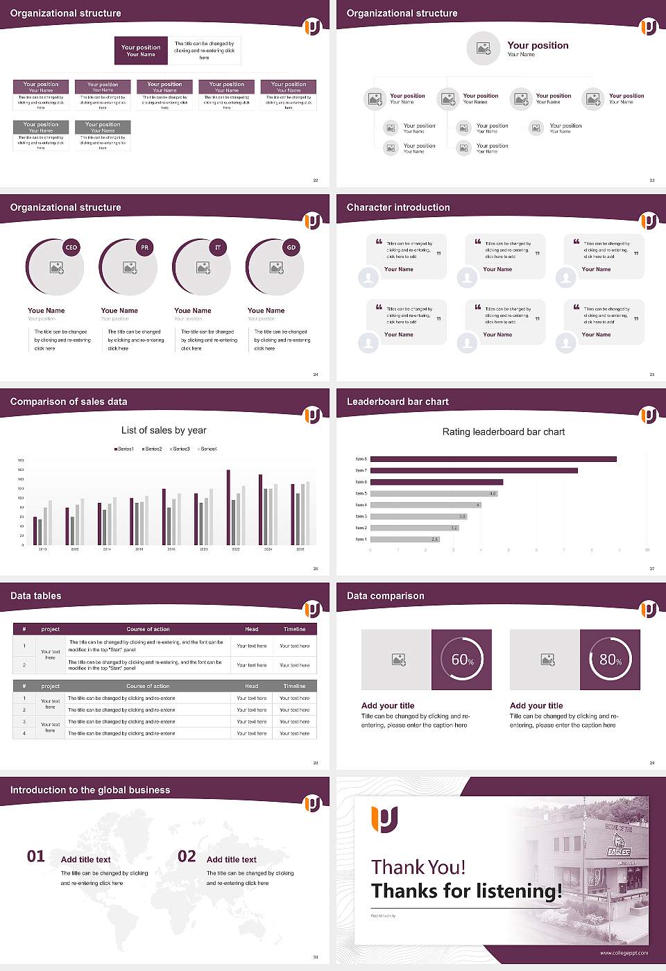 Post University Academic Presentation/Research Findings Report PPT Template16:9 ratio PPT effect preview image4