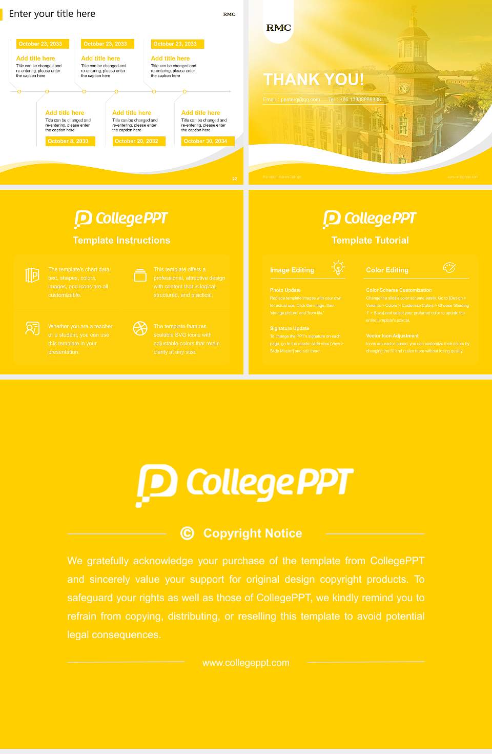 Randolph-Macon College Lecture Sharing and Networking Event PPT Template4:3 ratio PPT effect preview image4