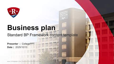 Radford University-Carilion Competition/Entrepreneurship Contest PPT Template