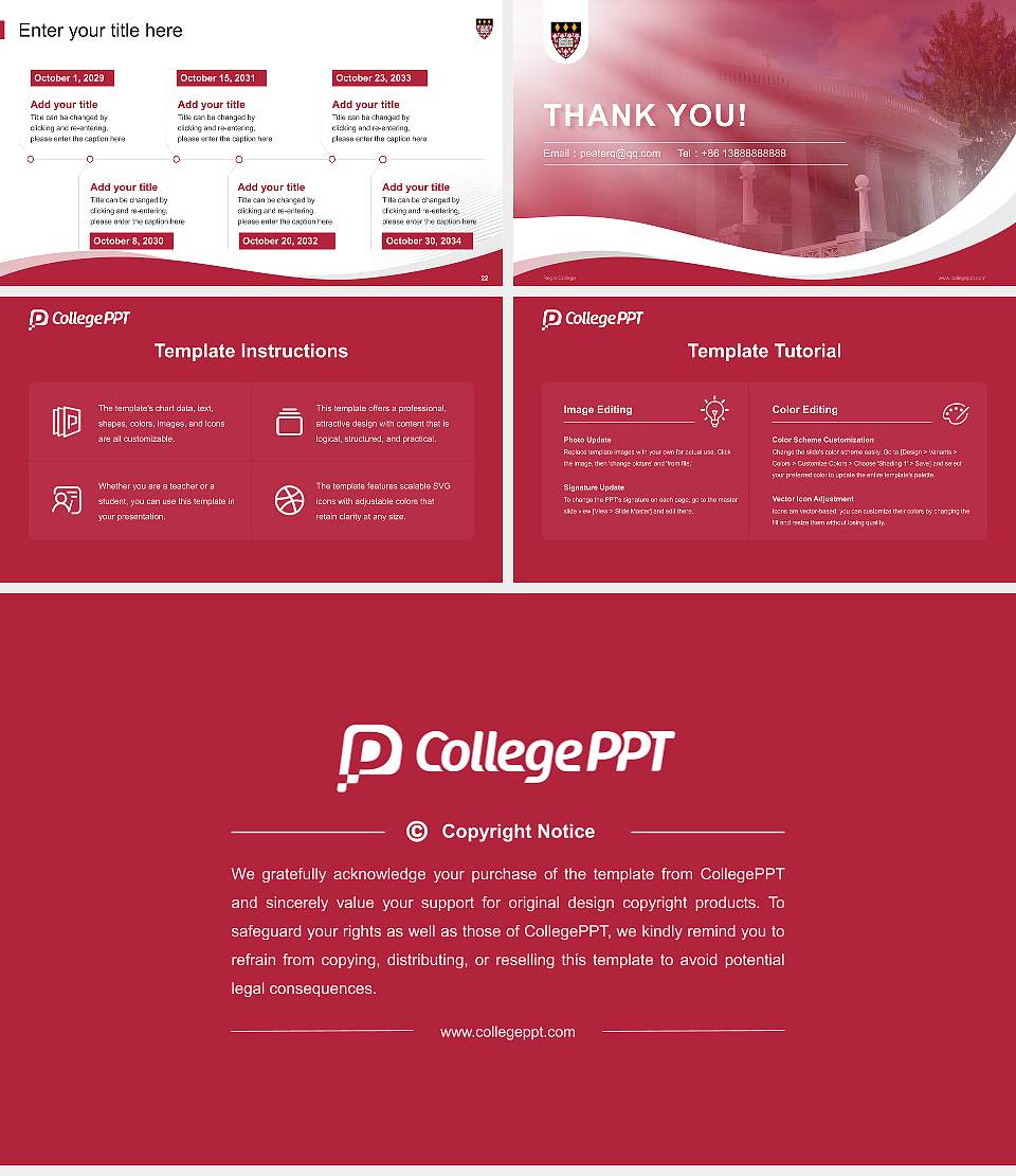 Regis College Lecture Sharing and Networking Event PPT Template16:9 ratio PPT effect preview image4