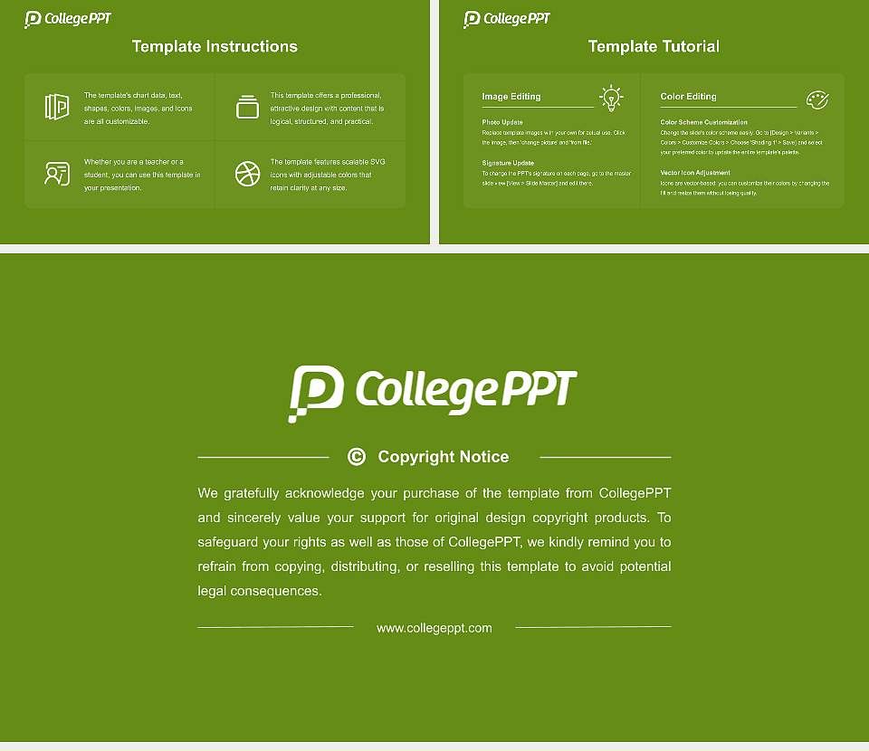 Portland State University Course/Courseware Creation PPT Template16:9 ratio PPT effect preview image5