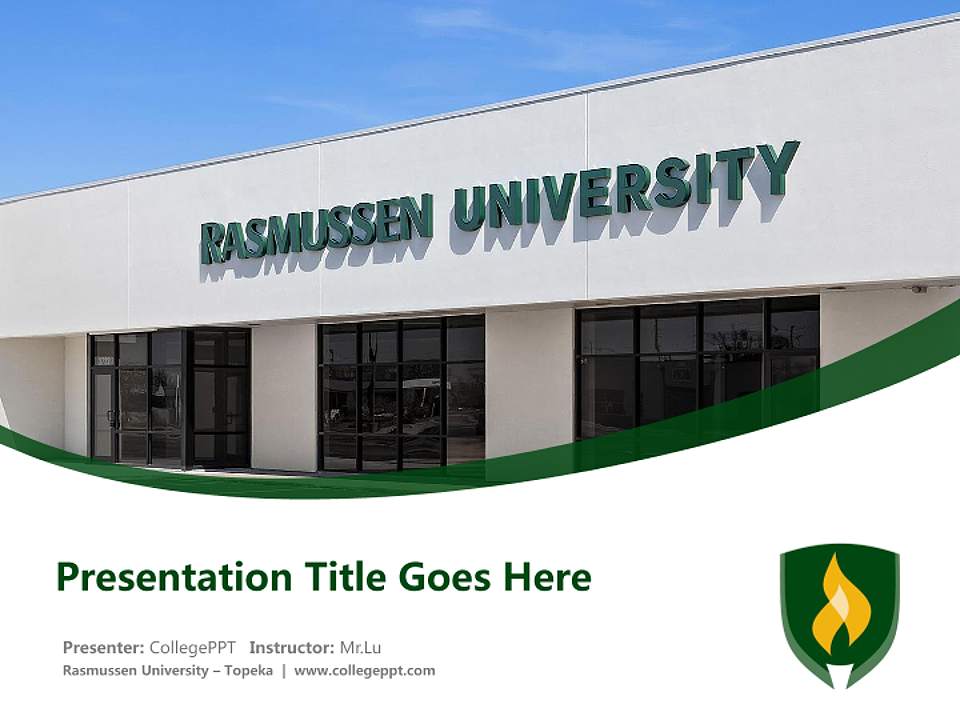 Rasmussen University – Topeka Course/Courseware Creation PPT Template4:3 ratio PPT effect preview image5