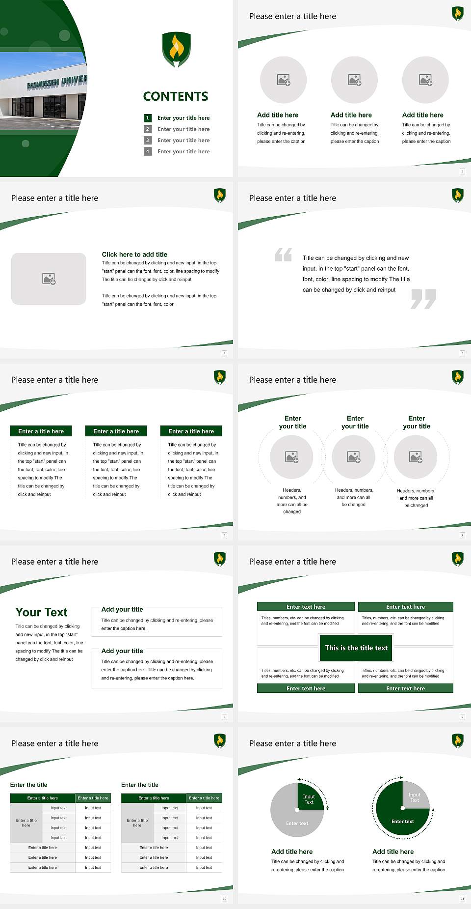 Rasmussen University – Topeka Course/Courseware Creation PPT Template4:3 ratio PPT effect preview image2
