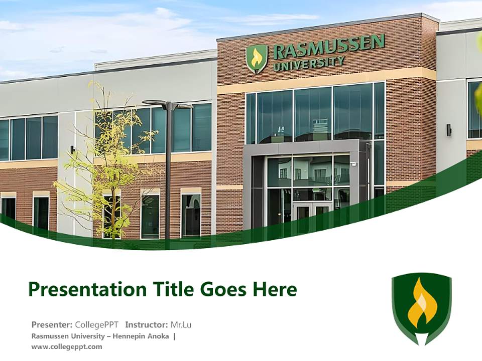 Rasmussen University – Hennepin Anoka Course/Courseware Creation PPT Template4:3 ratio PPT effect preview image5