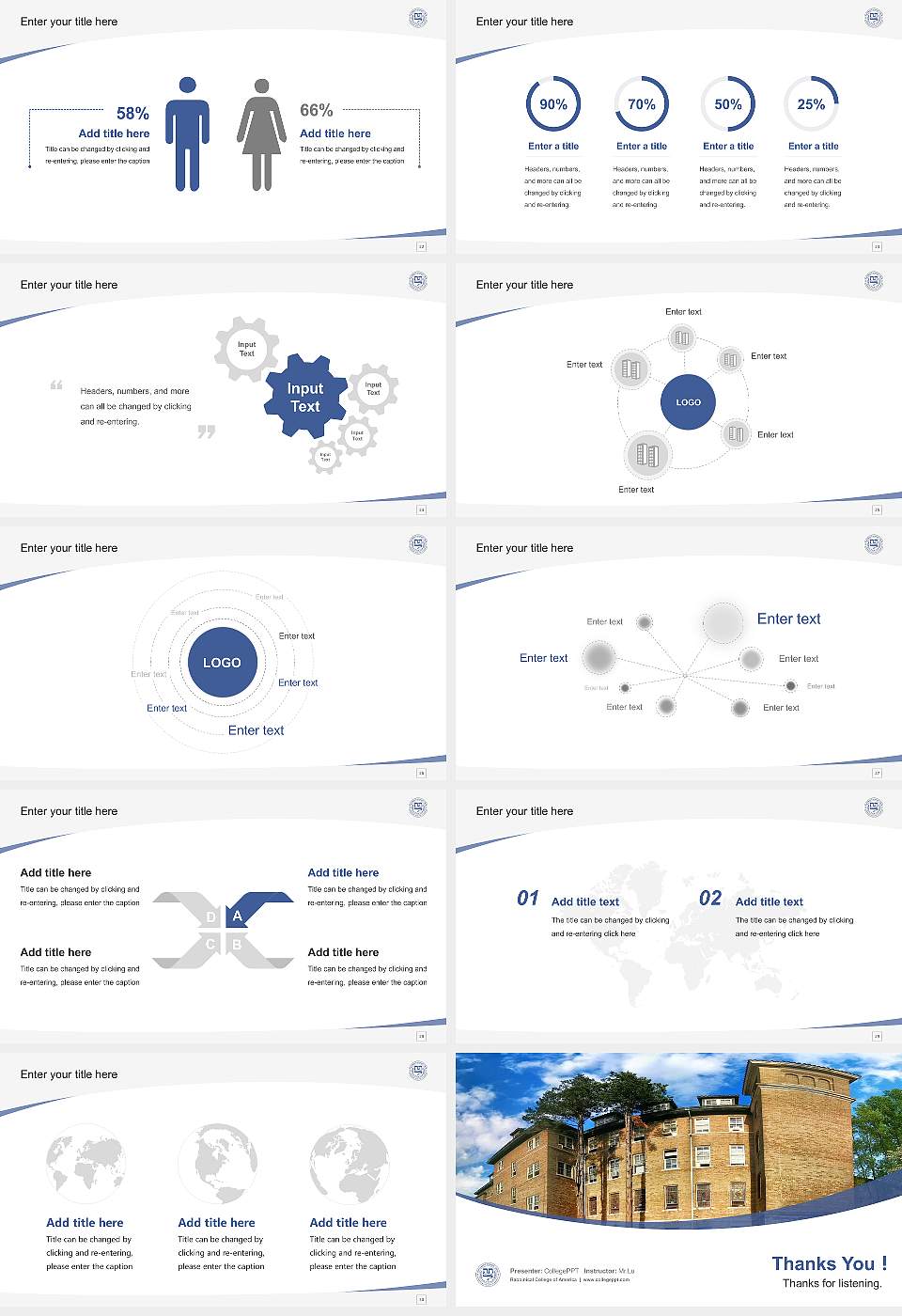 Rabbinical College of America Course/Courseware Creation PPT Template16:9 ratio PPT effect preview image4