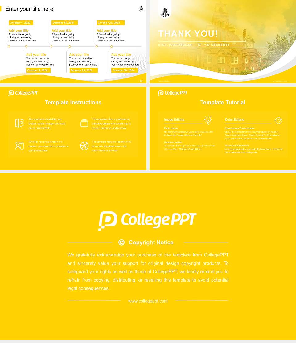 Randolph College Lecture Sharing and Networking Event PPT Template16:9 ratio PPT effect preview image4