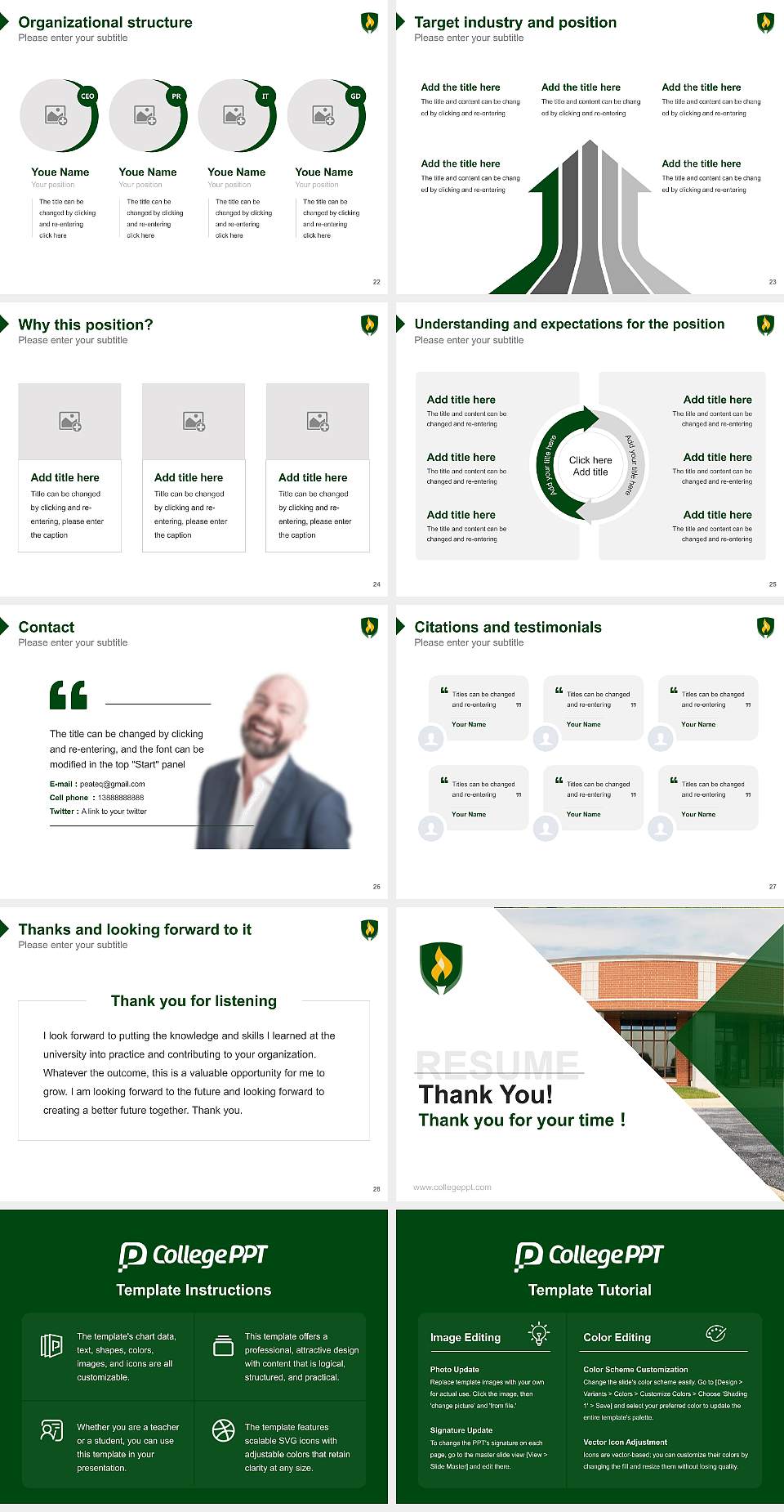 Rasmussen University – Mokena Tinley Park Resume PPT Template4:3 ratio PPT effect preview image4