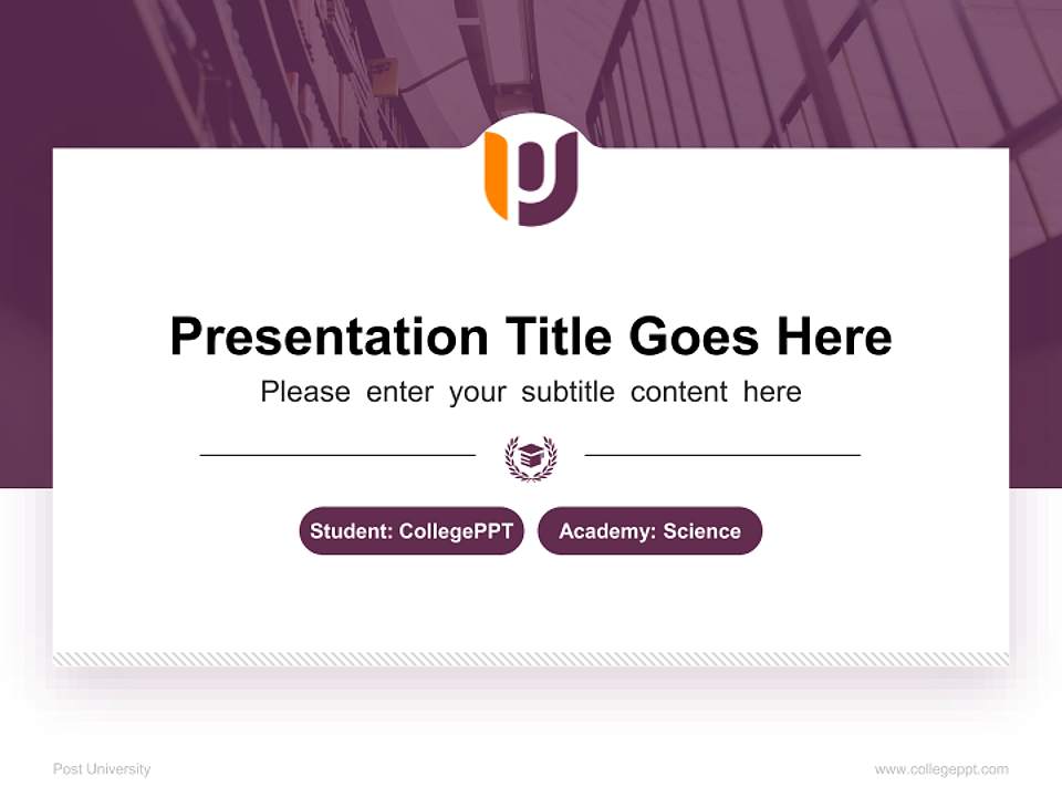 Post University National Scholarship Defense PPT Template4:3 ratio PPT effect preview image4