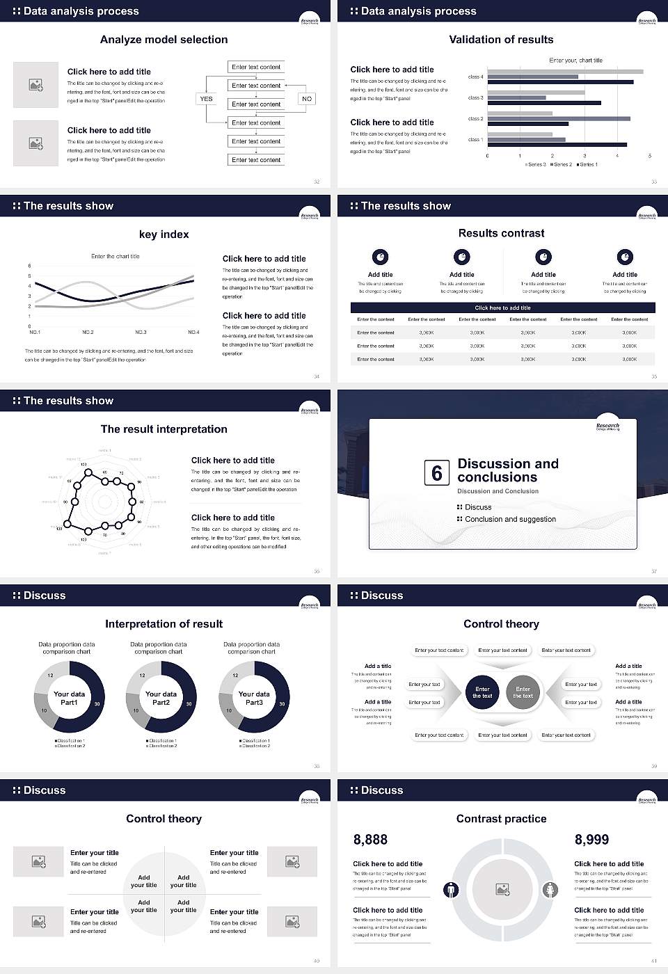Research College of Nursing Graduation Thesis Defense PPT Template16:9 ratio PPT effect preview image5