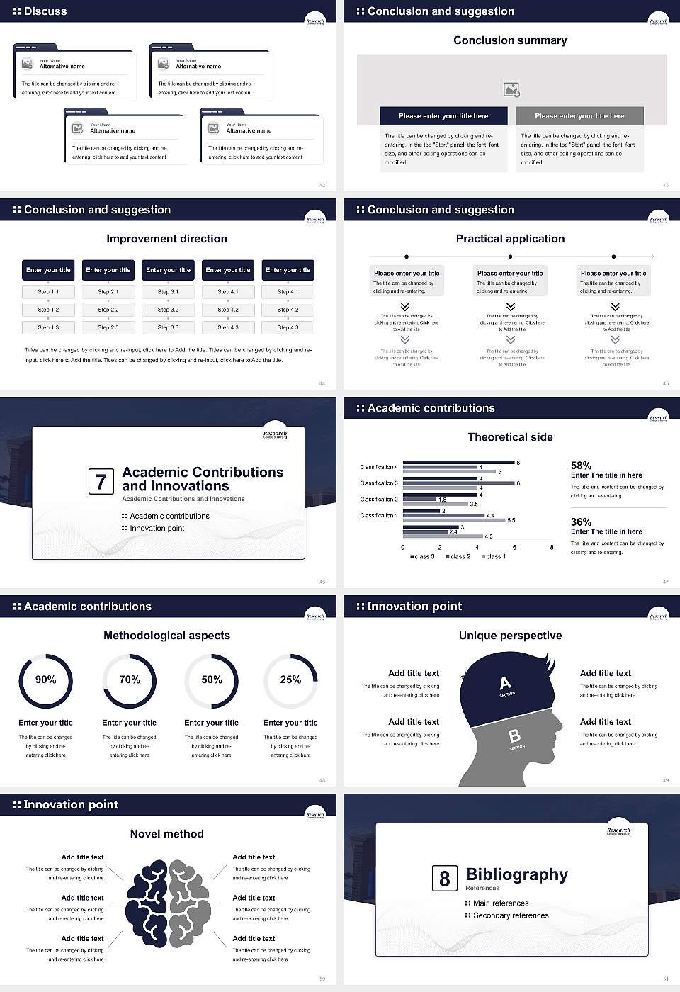 Research College of Nursing Graduation Thesis Defense PPT Template16:9 ratio PPT effect preview image6