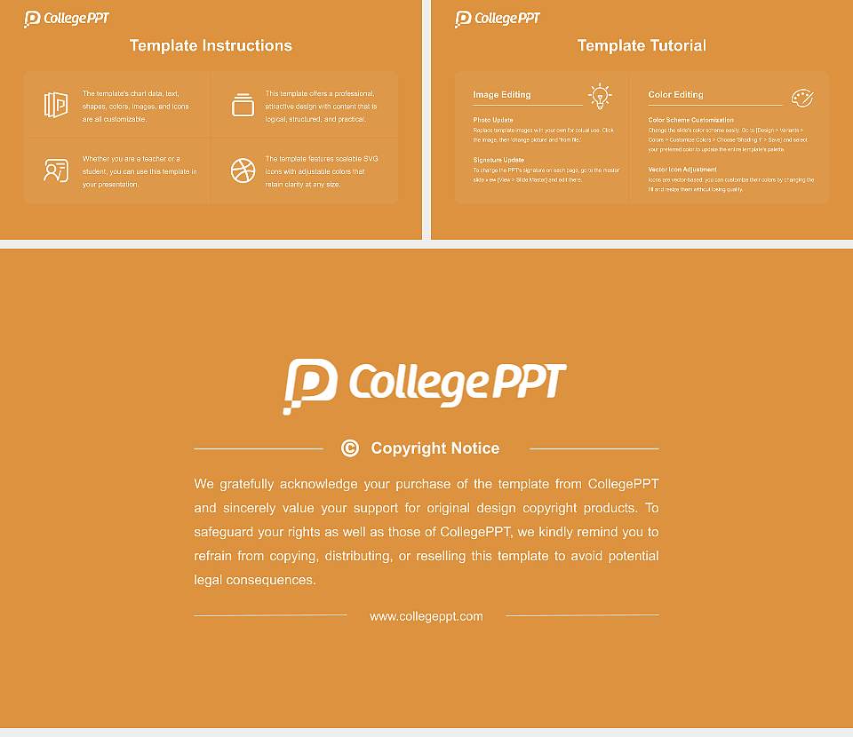 Providence Christian College Course/Courseware Creation PPT Template16:9 ratio PPT effect preview image5