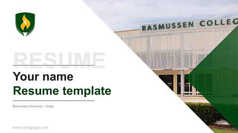 Rasmussen University – Ocala Resume PPT Template